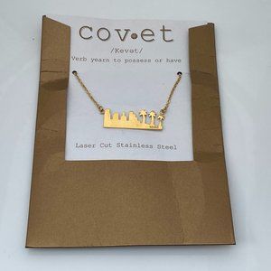 Covet Necklace Jewelry gold plated Miami Pendant L